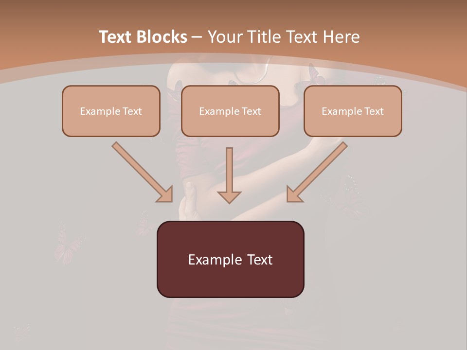 Female Woman Hairstyle PowerPoint Template