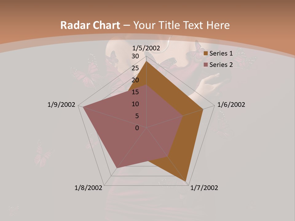 Female Woman Hairstyle PowerPoint Template
