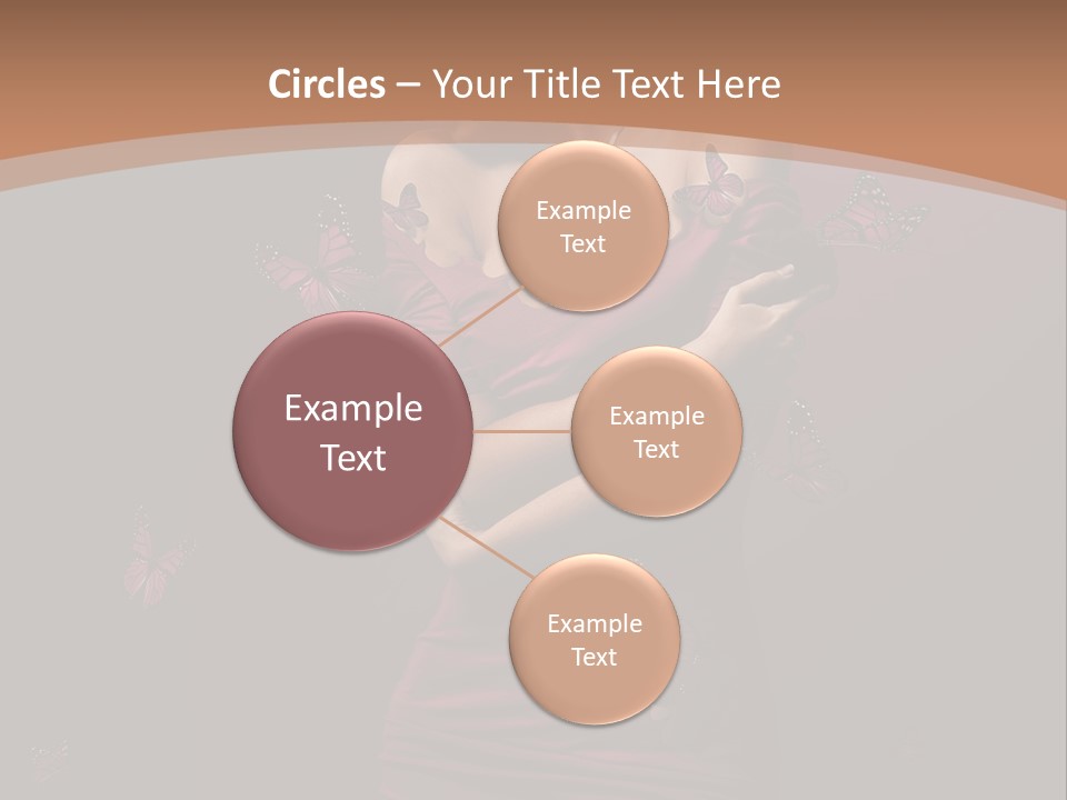 Female Woman Hairstyle PowerPoint Template