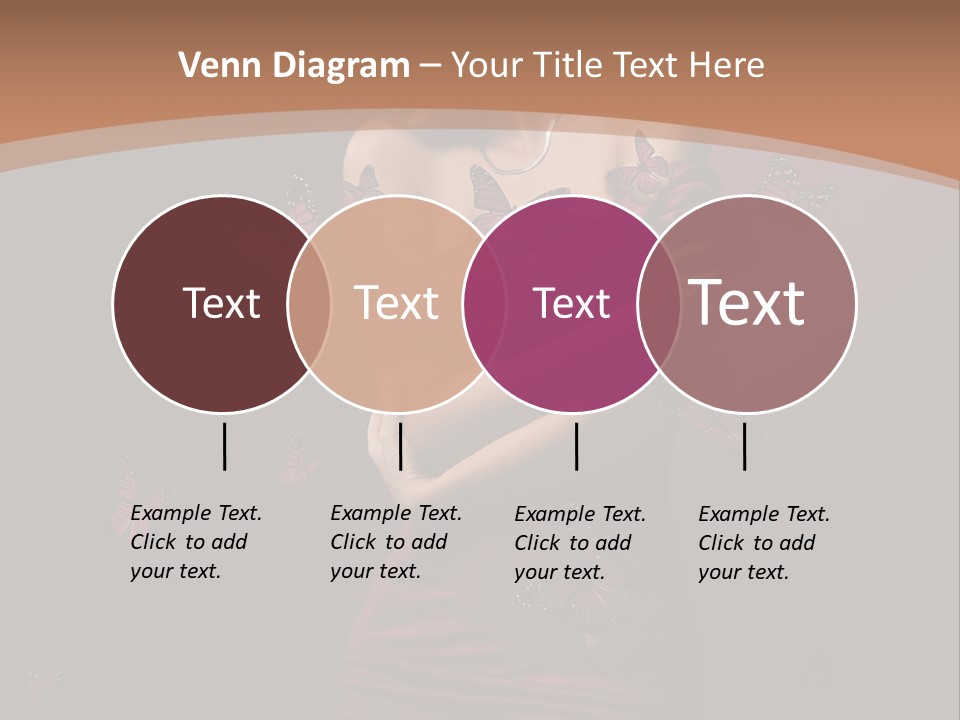 Female Woman Hairstyle PowerPoint Template