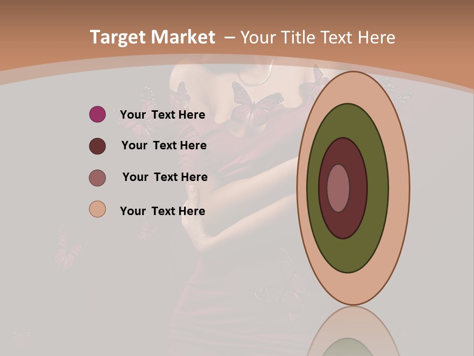 Female Woman Hairstyle PowerPoint Template