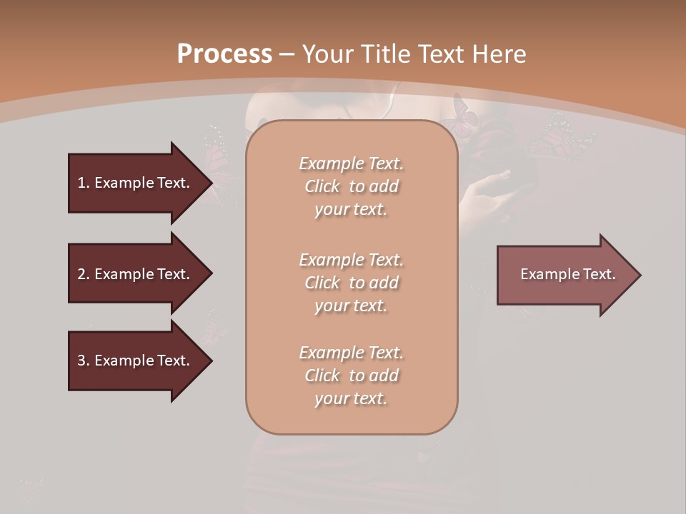 Female Woman Hairstyle PowerPoint Template
