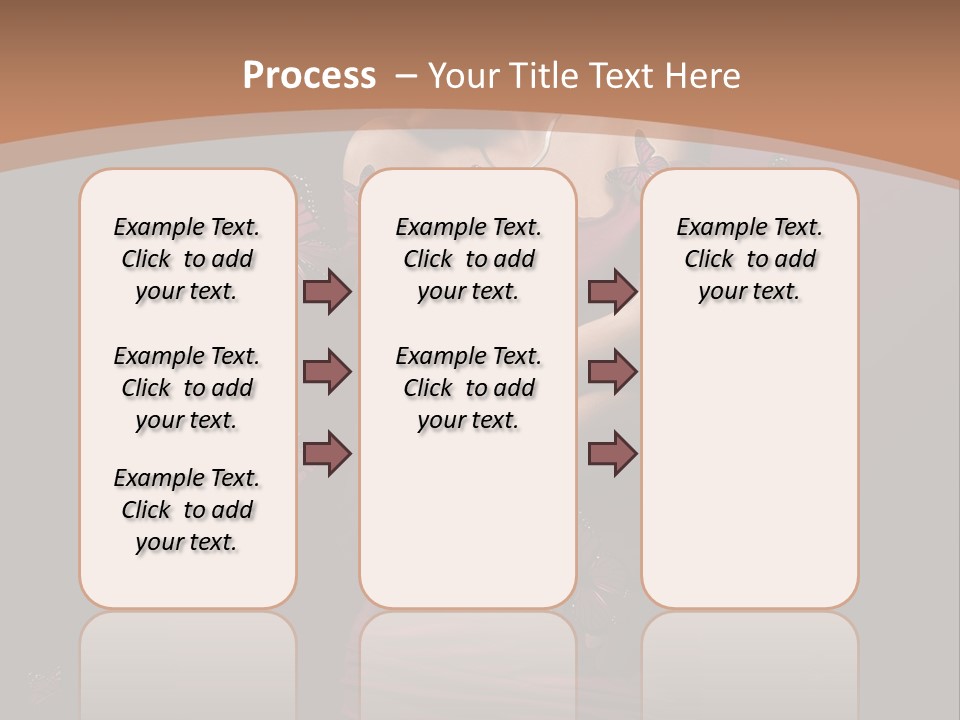 Female Woman Hairstyle PowerPoint Template