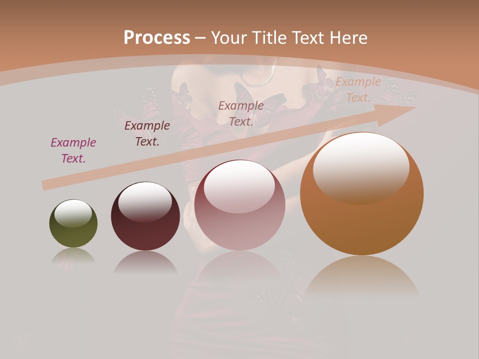 Female Woman Hairstyle PowerPoint Template