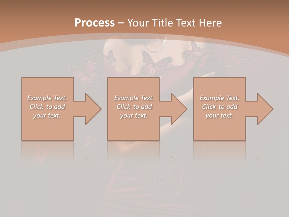 Female Woman Hairstyle PowerPoint Template