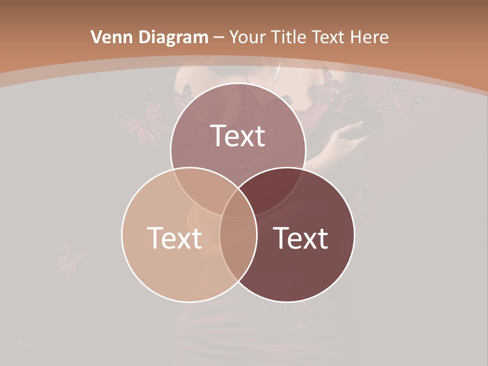 Female Woman Hairstyle PowerPoint Template