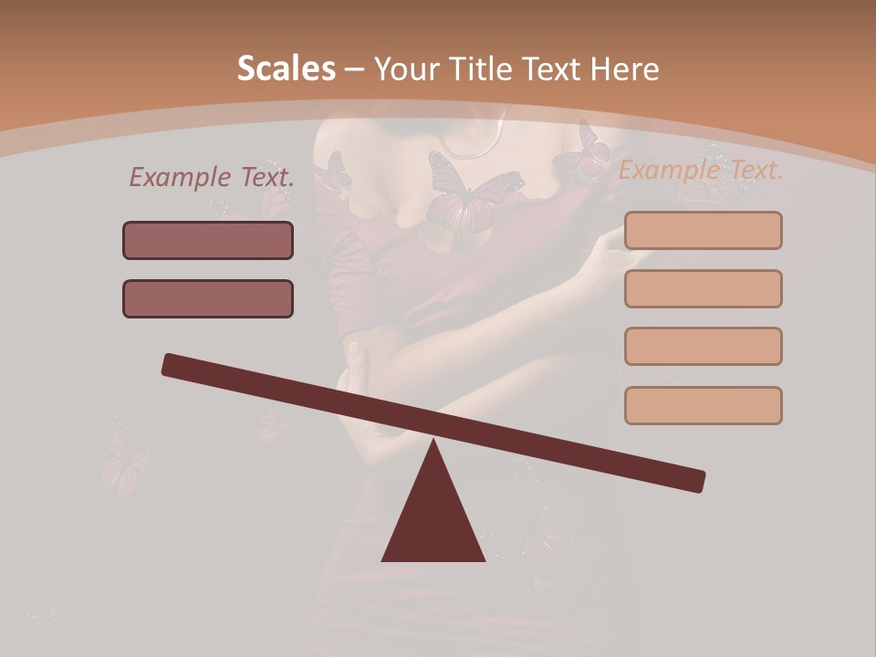 Female Woman Hairstyle PowerPoint Template