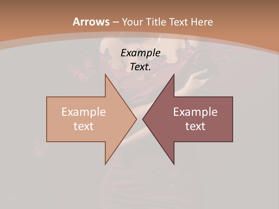 Female Woman Hairstyle PowerPoint Template