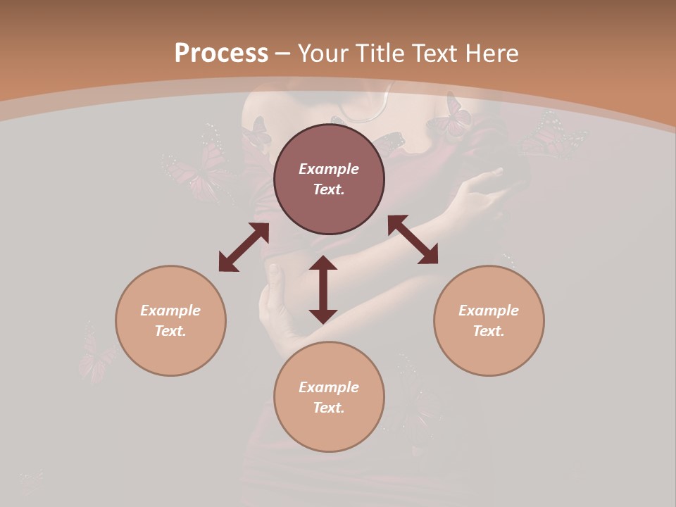 Female Woman Hairstyle PowerPoint Template