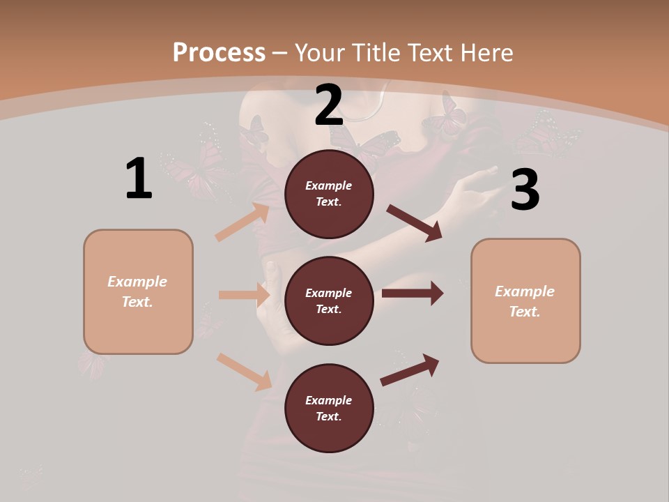 Female Woman Hairstyle PowerPoint Template