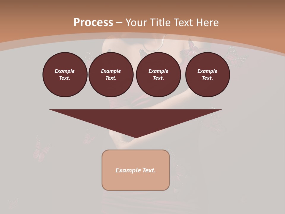 Female Woman Hairstyle PowerPoint Template