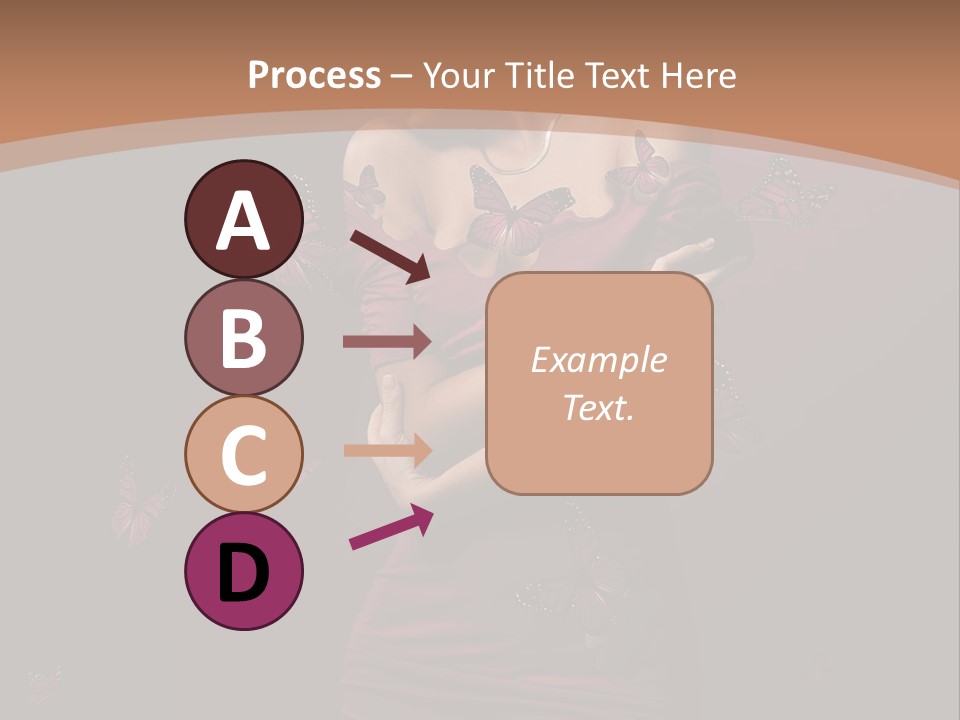 Female Woman Hairstyle PowerPoint Template