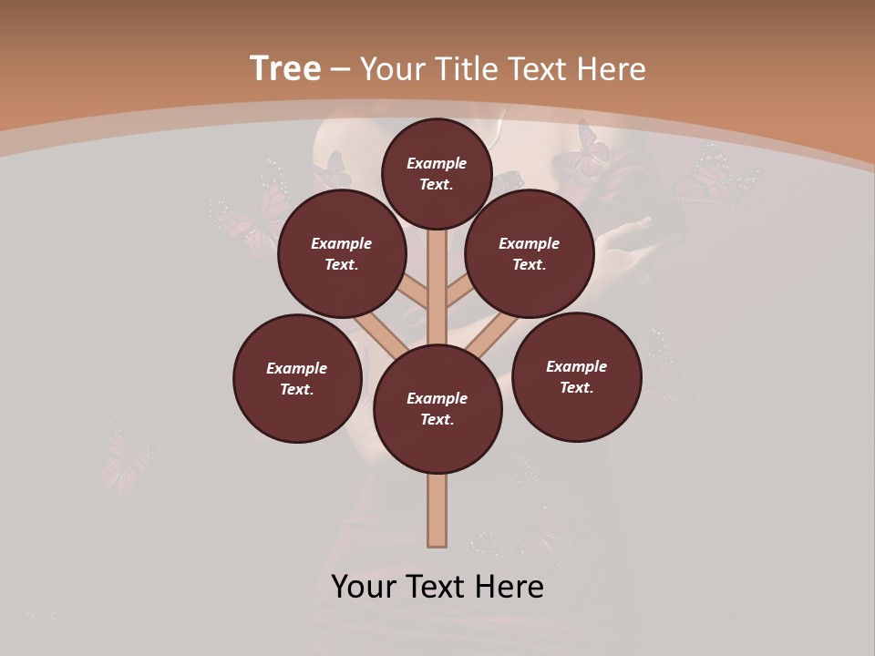 Female Woman Hairstyle PowerPoint Template