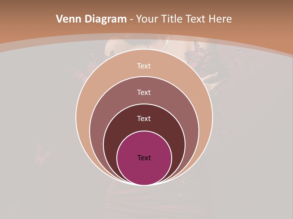 Female Woman Hairstyle PowerPoint Template
