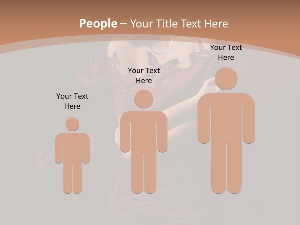 Female Woman Hairstyle PowerPoint Template