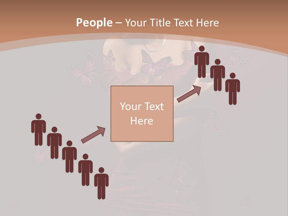 Female Woman Hairstyle PowerPoint Template