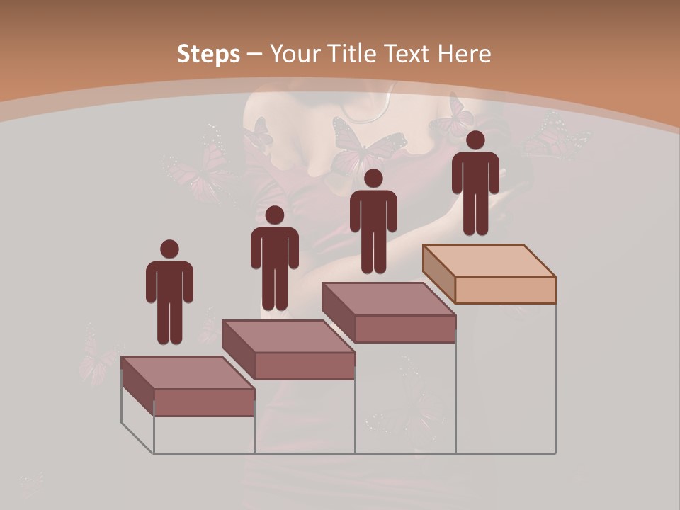 Female Woman Hairstyle PowerPoint Template