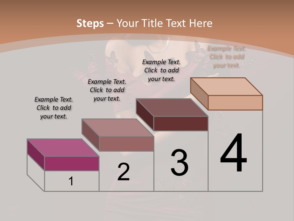 Female Woman Hairstyle PowerPoint Template