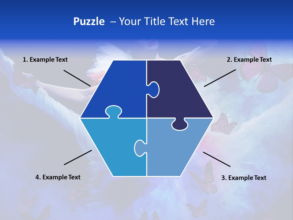 Dreamy Profile Feminine PowerPoint Template