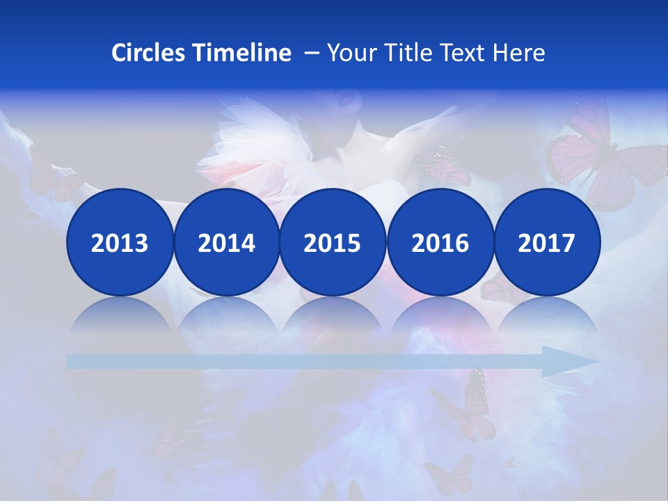 Dreamy Profile Feminine PowerPoint Template