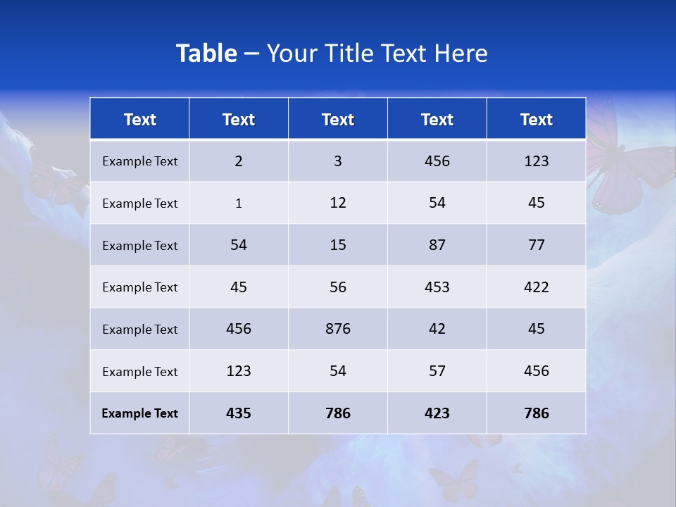 Dreamy Profile Feminine PowerPoint Template