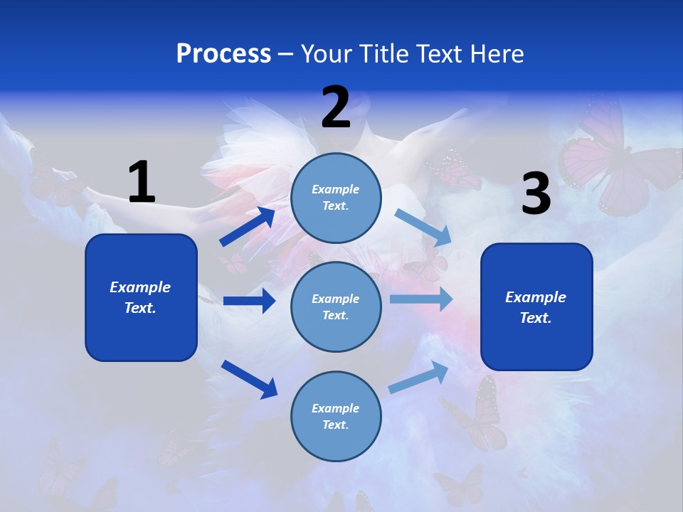 Dreamy Profile Feminine PowerPoint Template