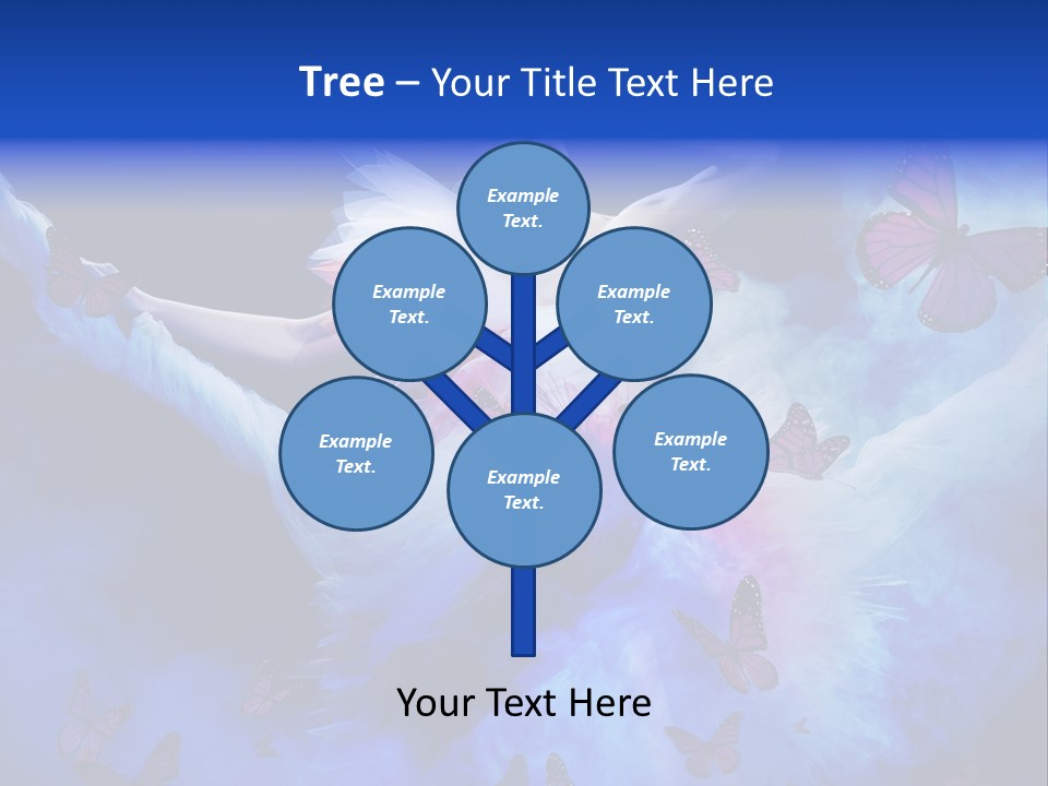 Dreamy Profile Feminine PowerPoint Template