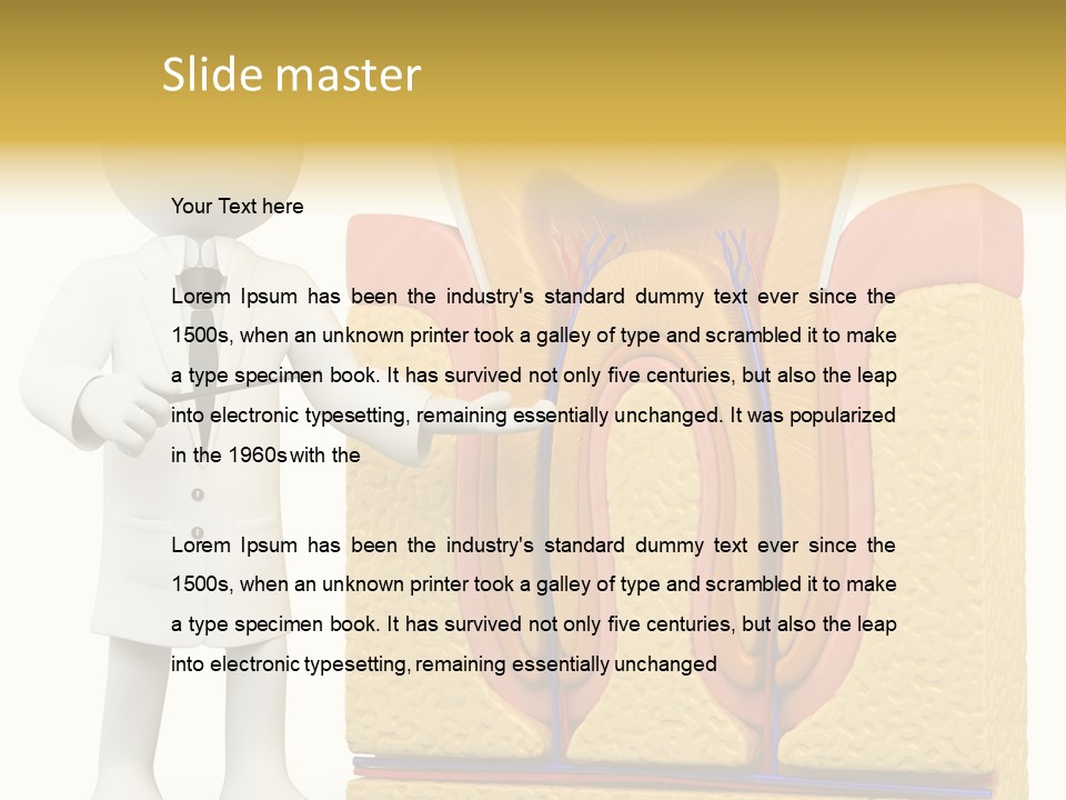 Human Concept Person PowerPoint Template