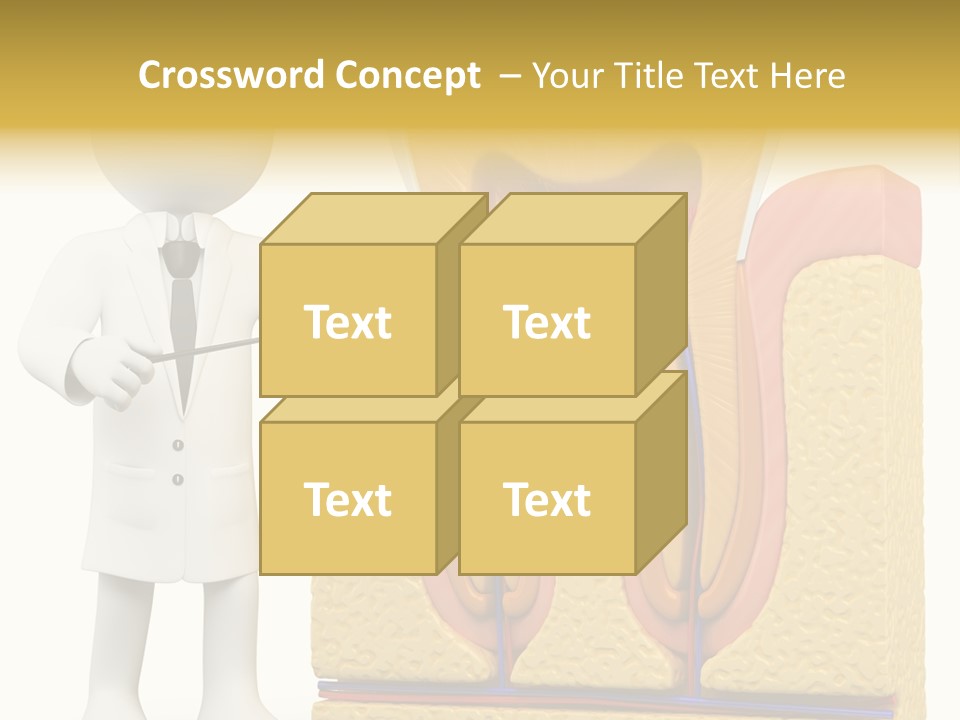 Human Concept Person PowerPoint Template