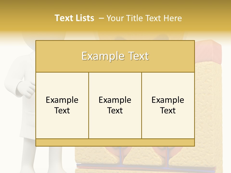 Human Concept Person PowerPoint Template