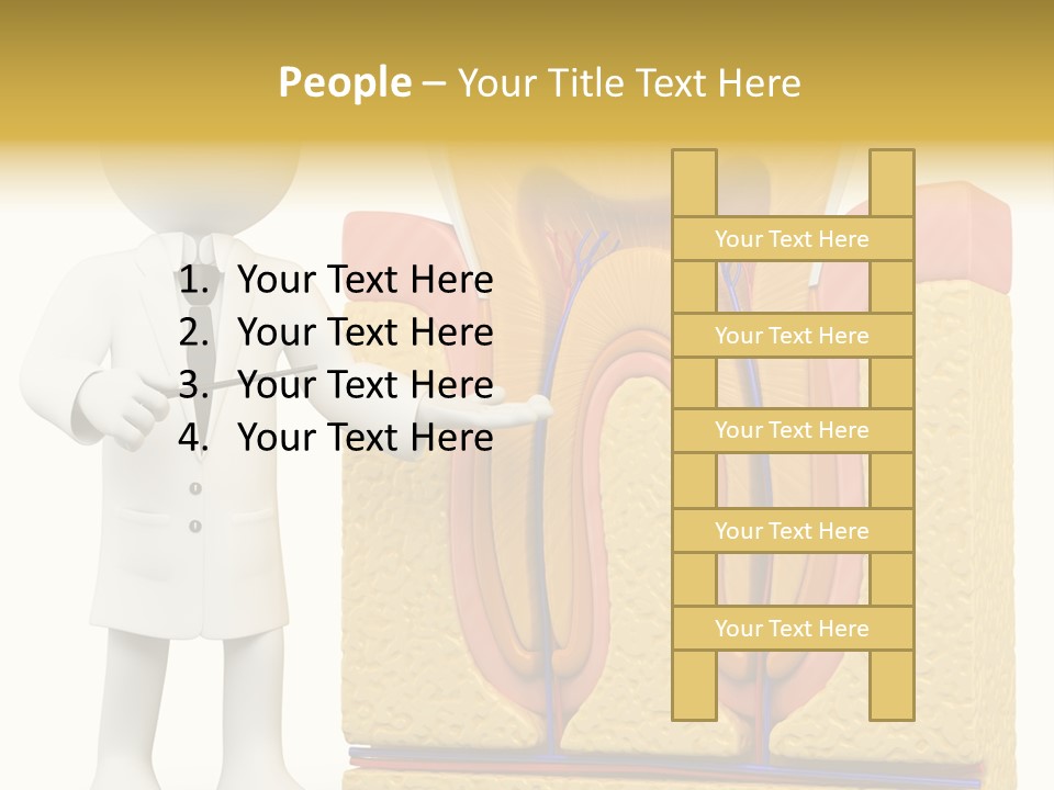 Human Concept Person PowerPoint Template
