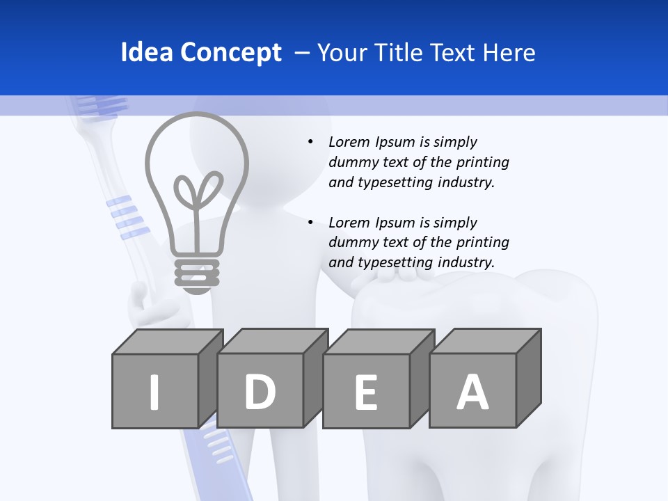 Render Clean Isolated PowerPoint Template