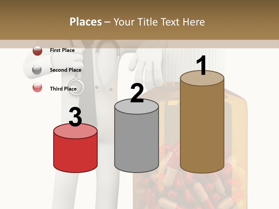 Tie Healthcare Graphic PowerPoint Template