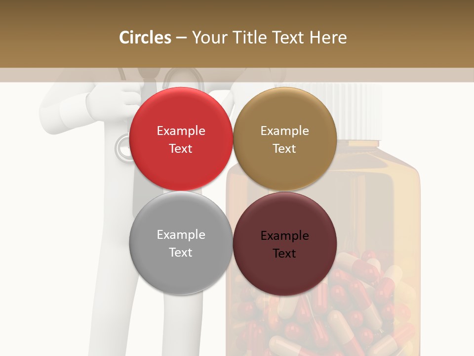 Tie Healthcare Graphic PowerPoint Template