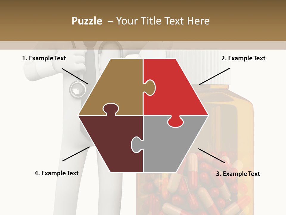 Tie Healthcare Graphic PowerPoint Template