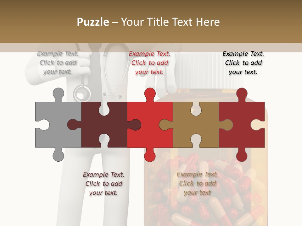 Tie Healthcare Graphic PowerPoint Template