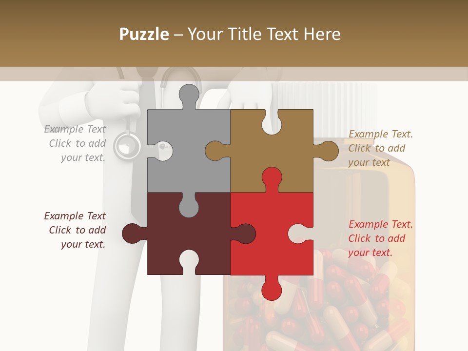 Tie Healthcare Graphic PowerPoint Template