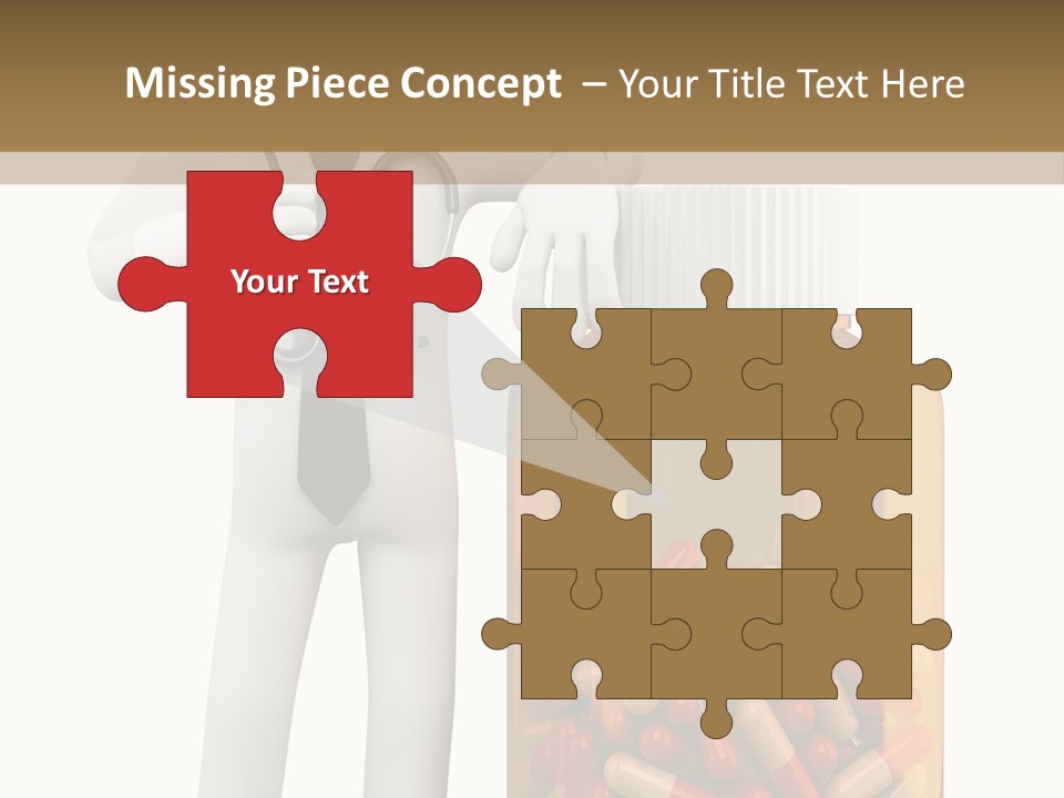 Tie Healthcare Graphic PowerPoint Template