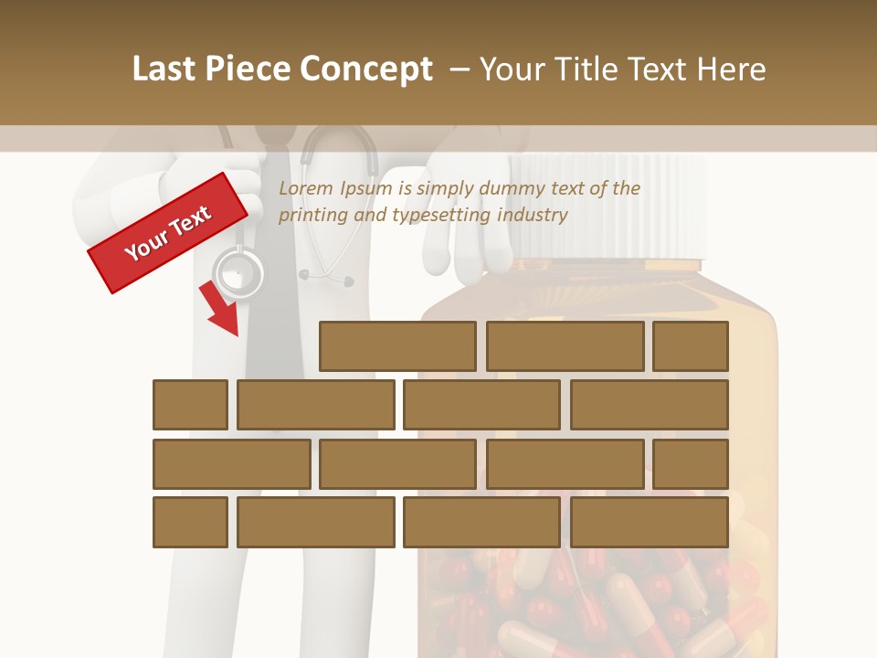 Tie Healthcare Graphic PowerPoint Template