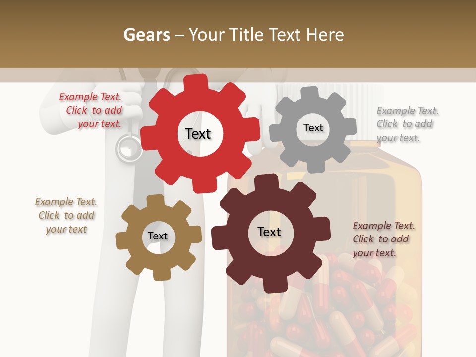 Tie Healthcare Graphic PowerPoint Template