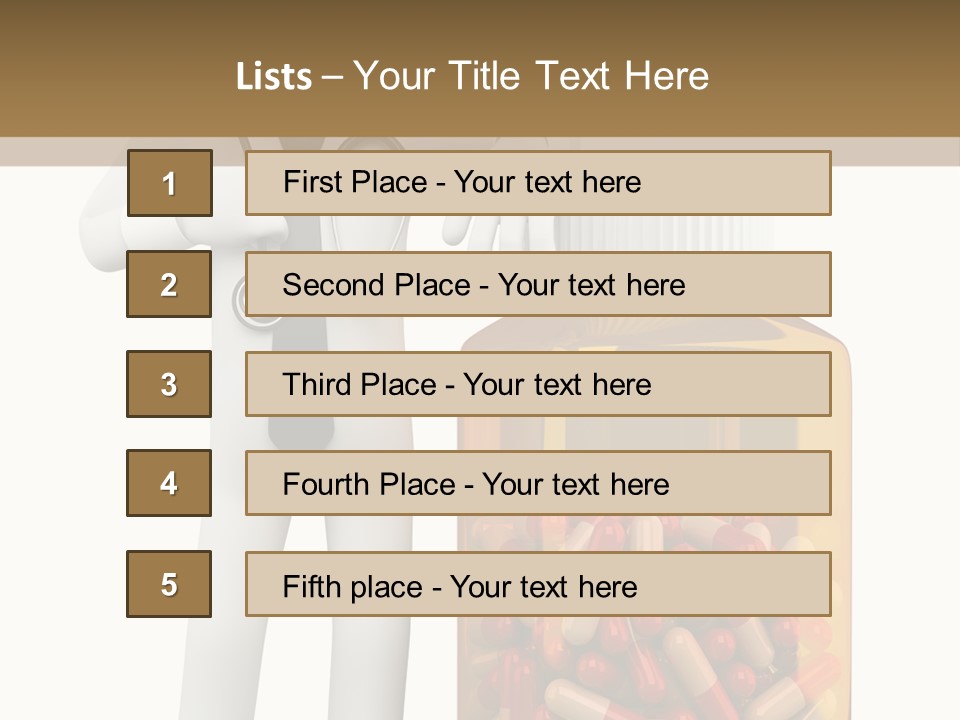 Tie Healthcare Graphic PowerPoint Template