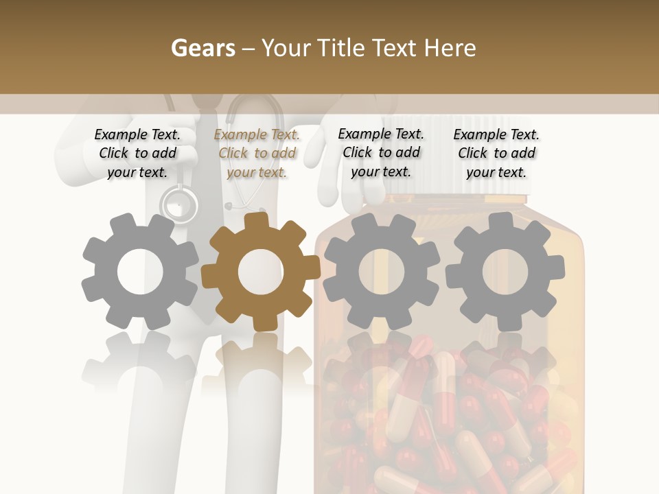 Tie Healthcare Graphic PowerPoint Template