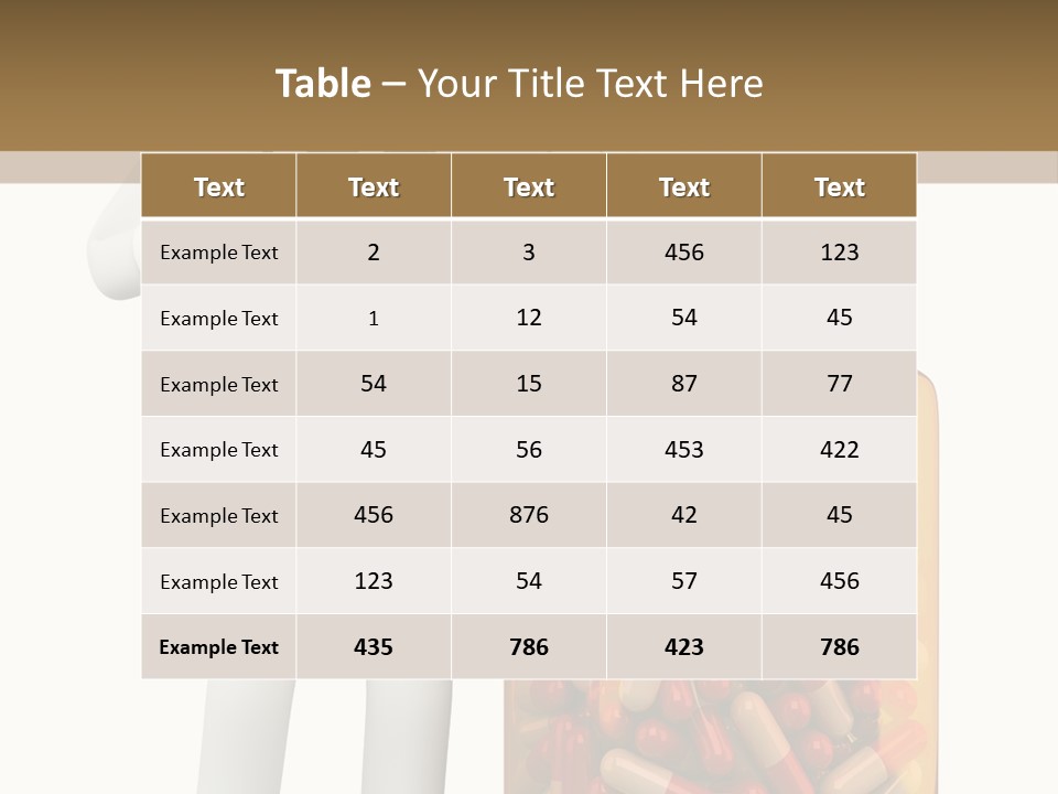 Tie Healthcare Graphic PowerPoint Template