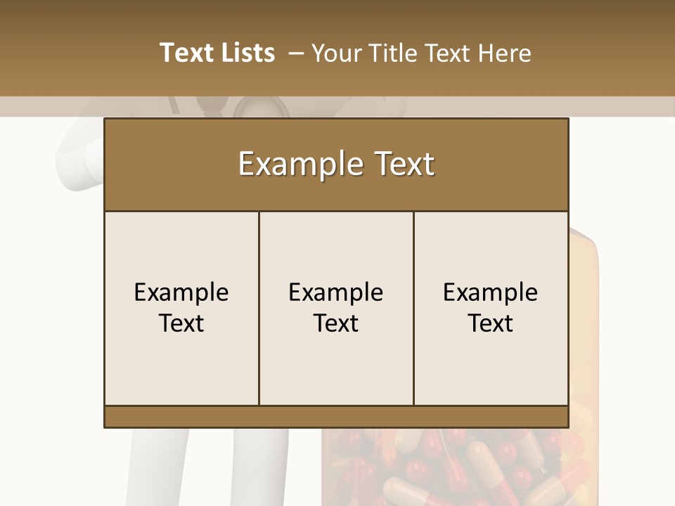 Tie Healthcare Graphic PowerPoint Template