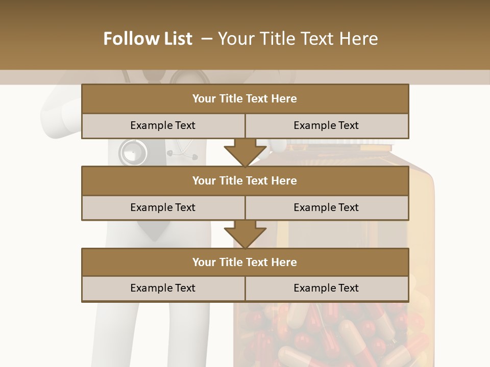 Tie Healthcare Graphic PowerPoint Template