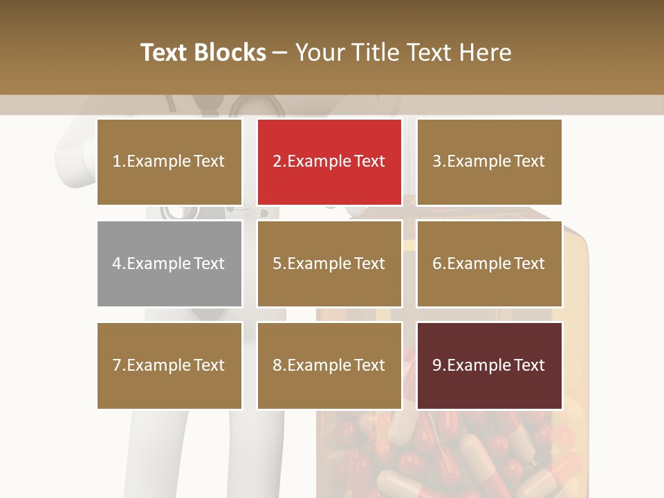 Tie Healthcare Graphic PowerPoint Template