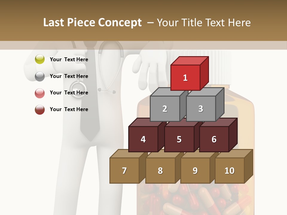 Tie Healthcare Graphic PowerPoint Template