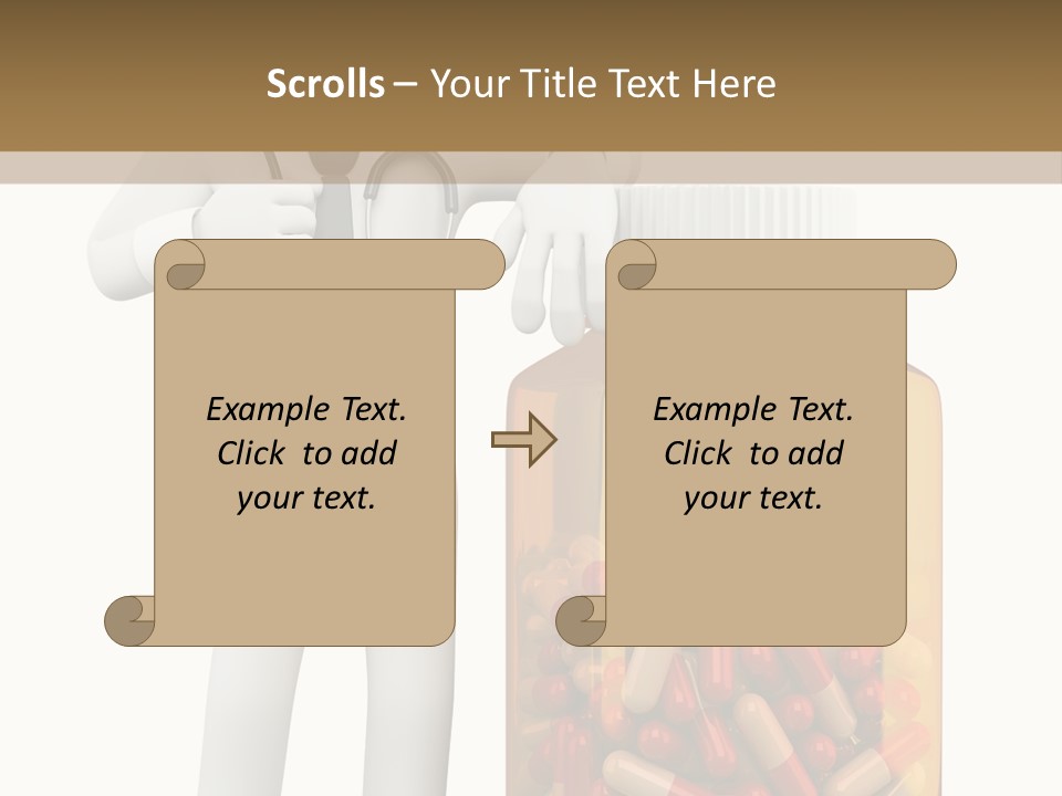 Tie Healthcare Graphic PowerPoint Template