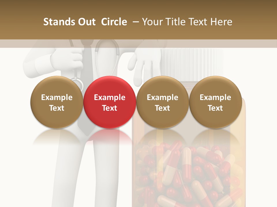 Tie Healthcare Graphic PowerPoint Template