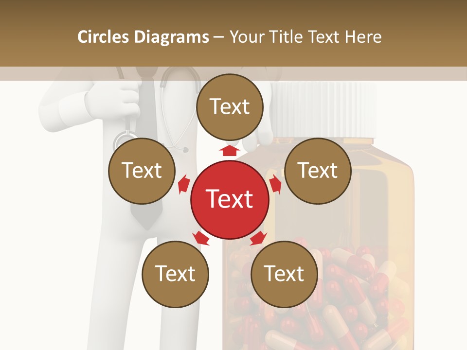 Tie Healthcare Graphic PowerPoint Template